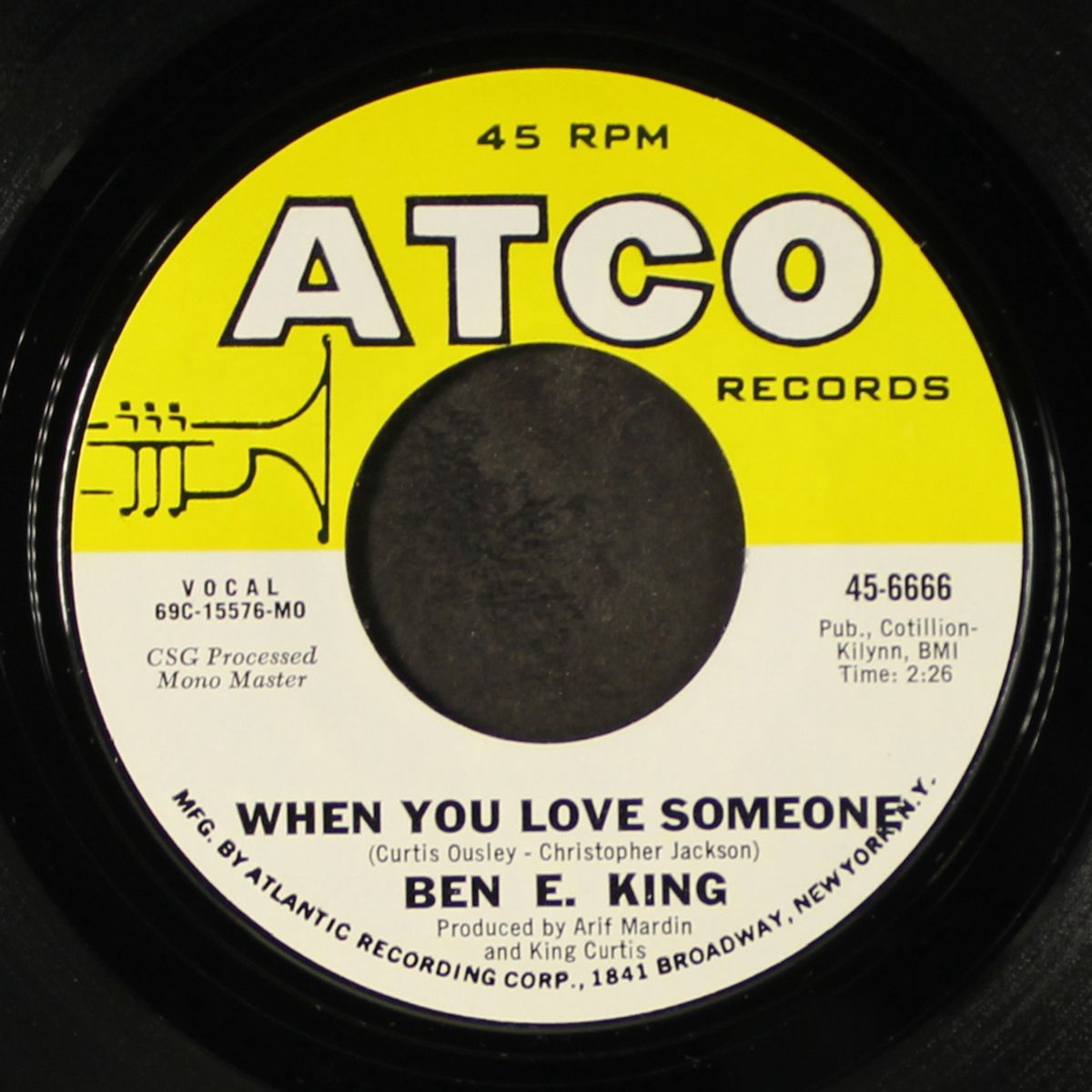 hey little one / when you love someone by BEN E. KING