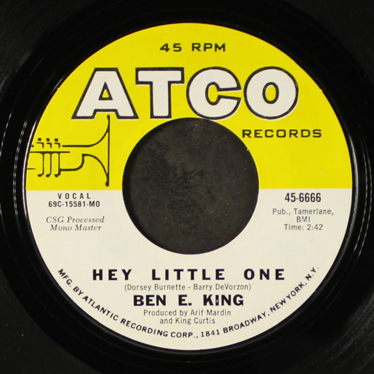 hey little one / when you love someone by BEN E. KING