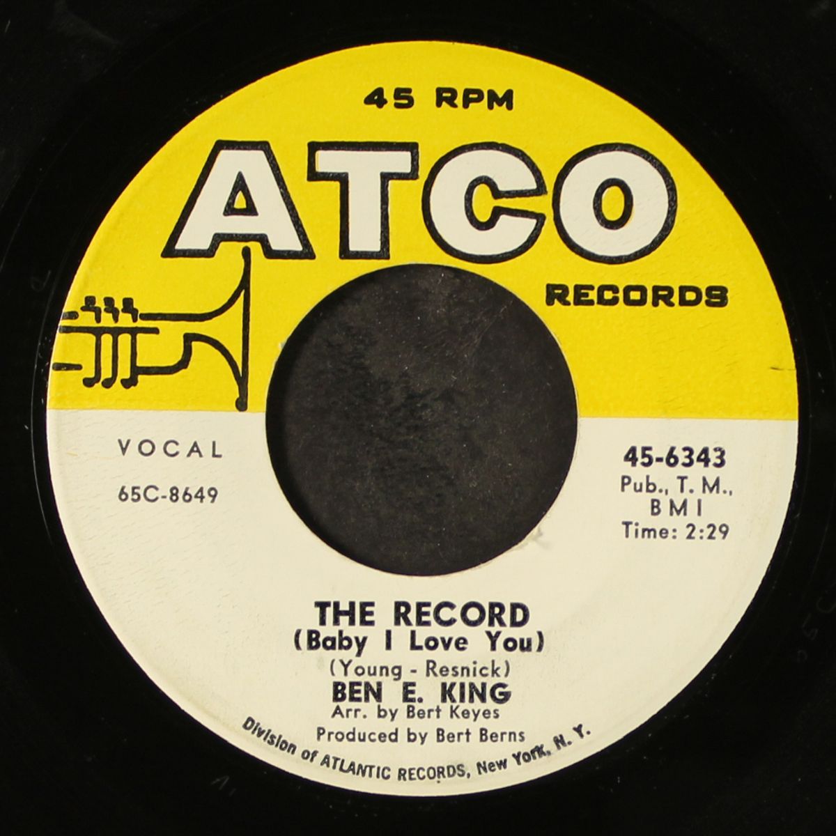 the record / the way you shake it by BEN E. KING