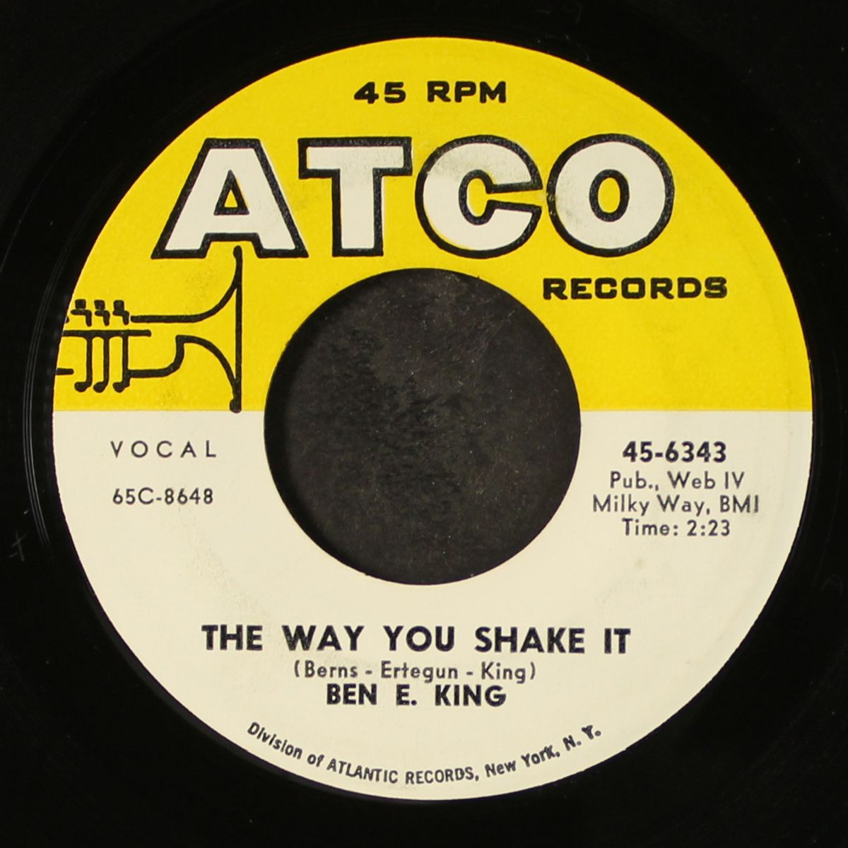 the record / the way you shake it by BEN E. KING