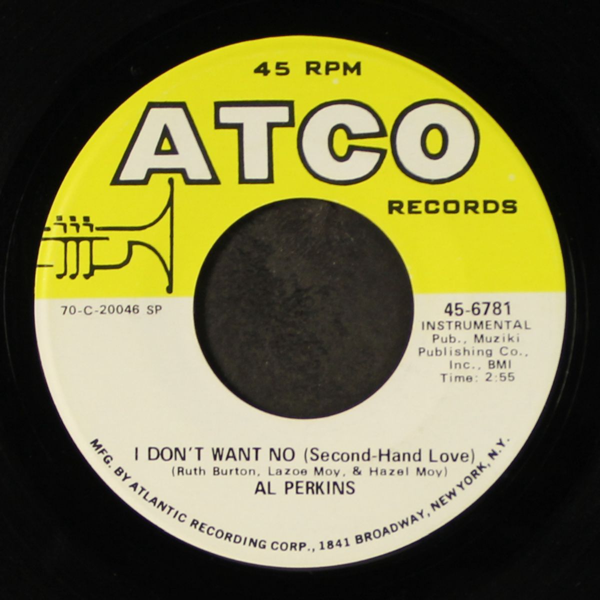 i don't want no by AL PERKINS