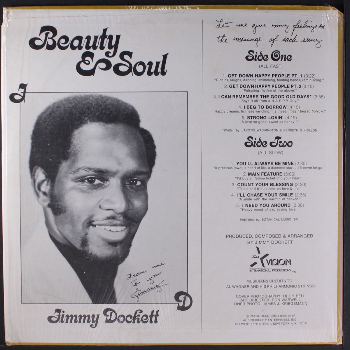 beauty & soul by JIMMY DOCKETT