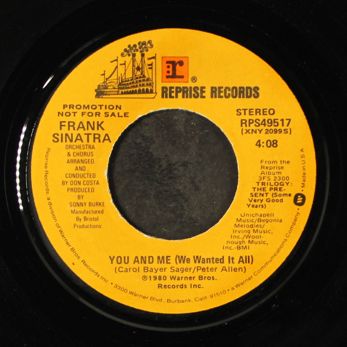 you and me (we wanted it all) / mono by FRANK SINATRA