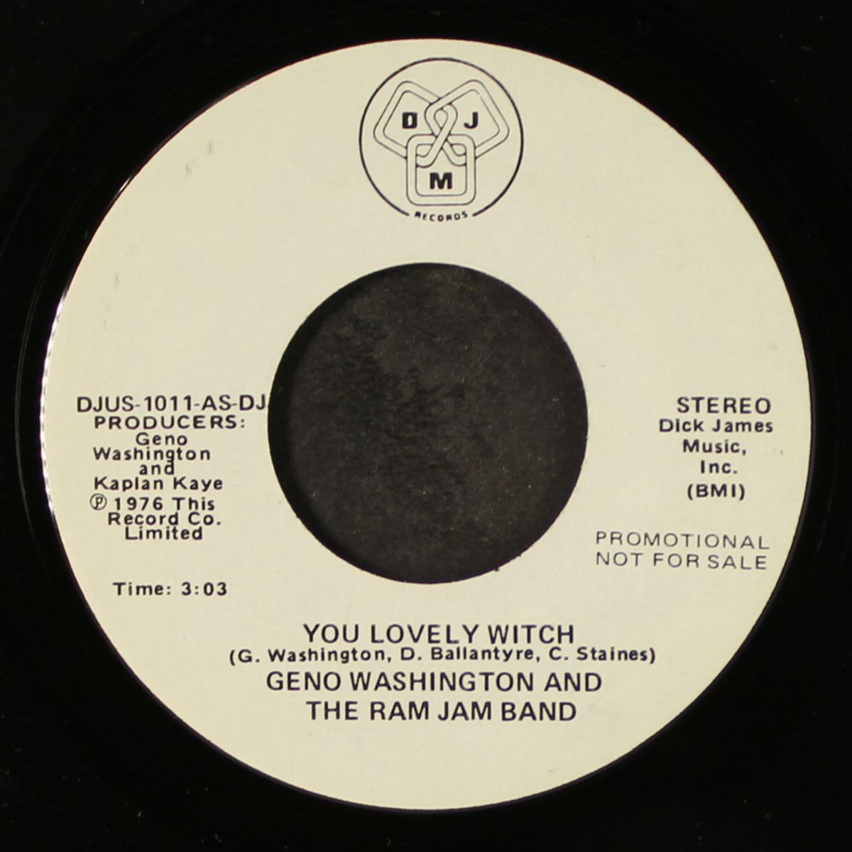 you lovely witch / mono by GENO WASHINGTON
