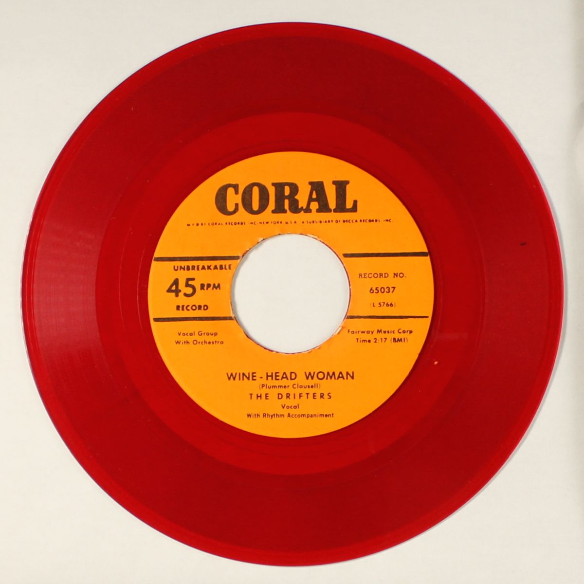 wine-head woman / i'm the caring kind by DRIFTERS