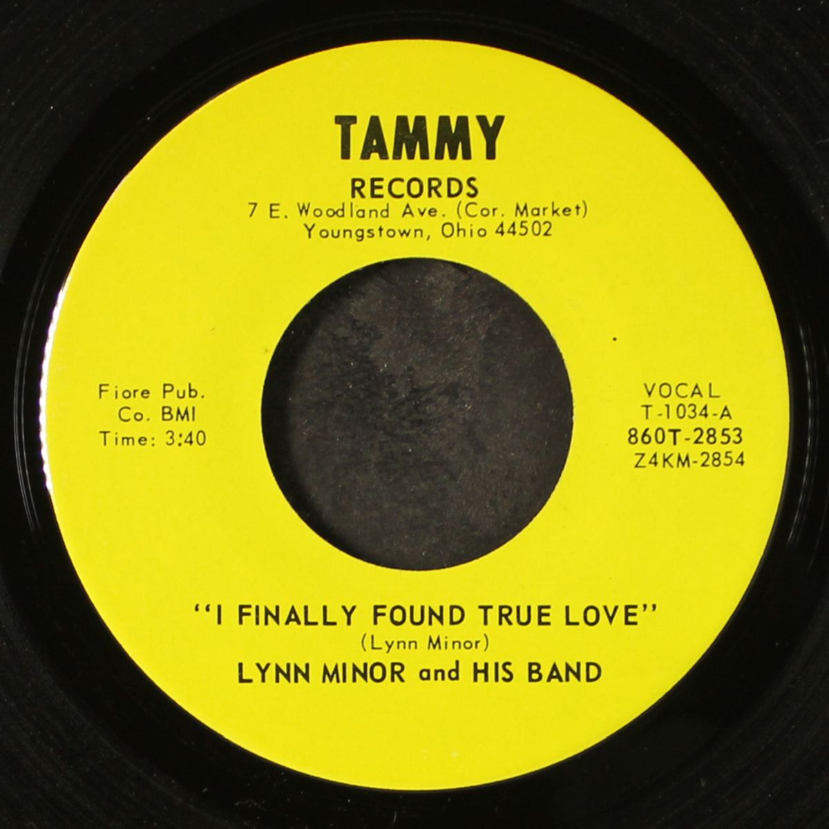 hesitate one time for me / i finally found true love by LYNN MINOR AND HIS BAND