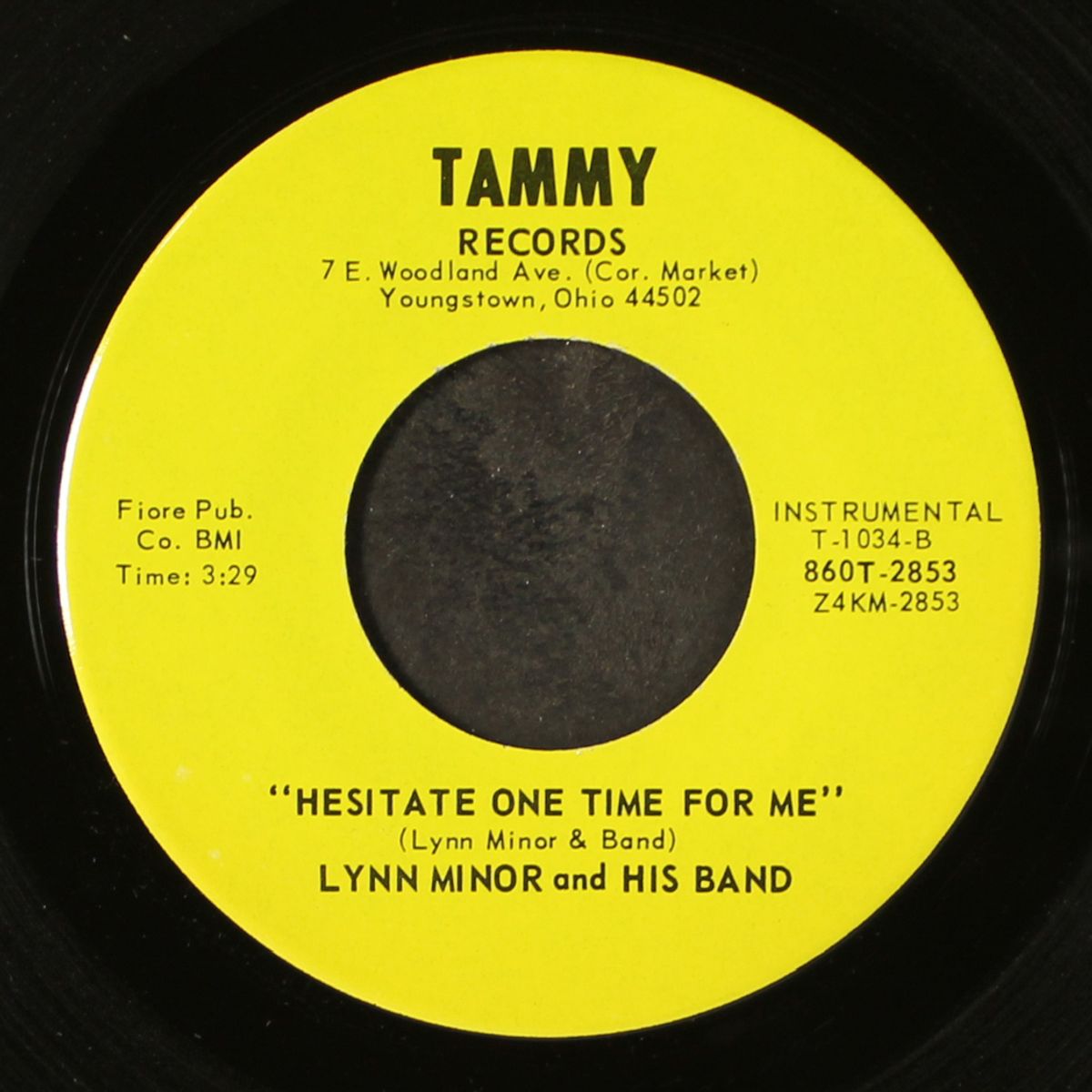 hesitate one time for me / i finally found true love by LYNN MINOR AND HIS BAND