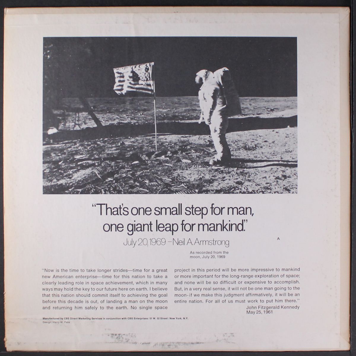 man on the moon by WALTER CRONKITE