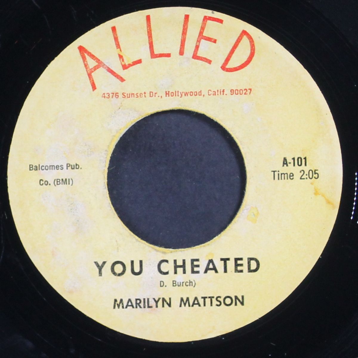 he means so much to me / you cheated by MARILYN MATTSON