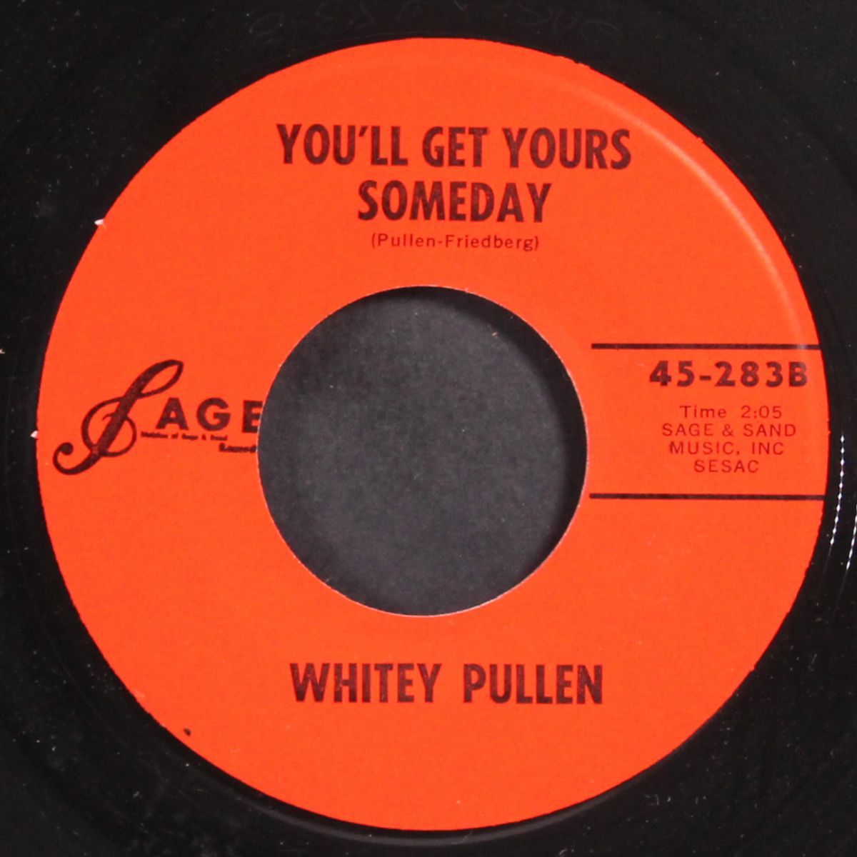 i lived a lifetime last night / you'll get yours someday by WHITEY PULLEN