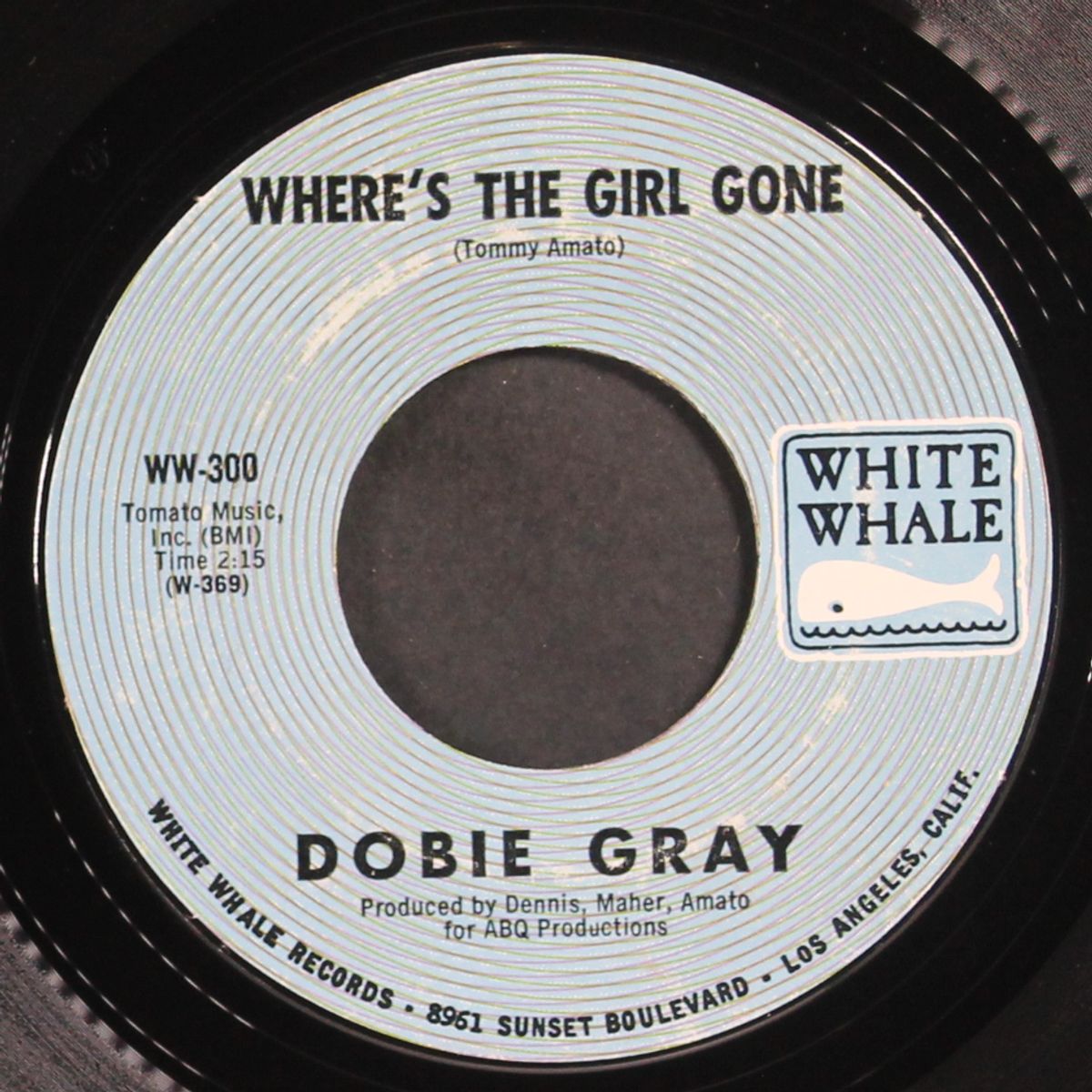 rose garden / where's the girl gone by DOBIE GRAY