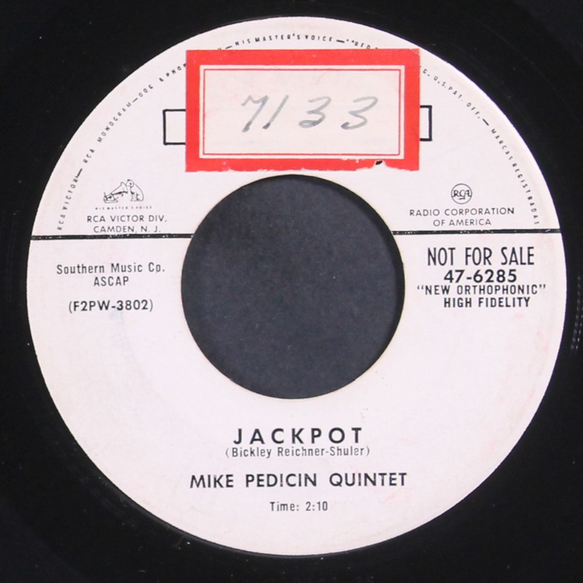 when the cats come marching on / jackpot by MIKE PEDICIN QUINTET
