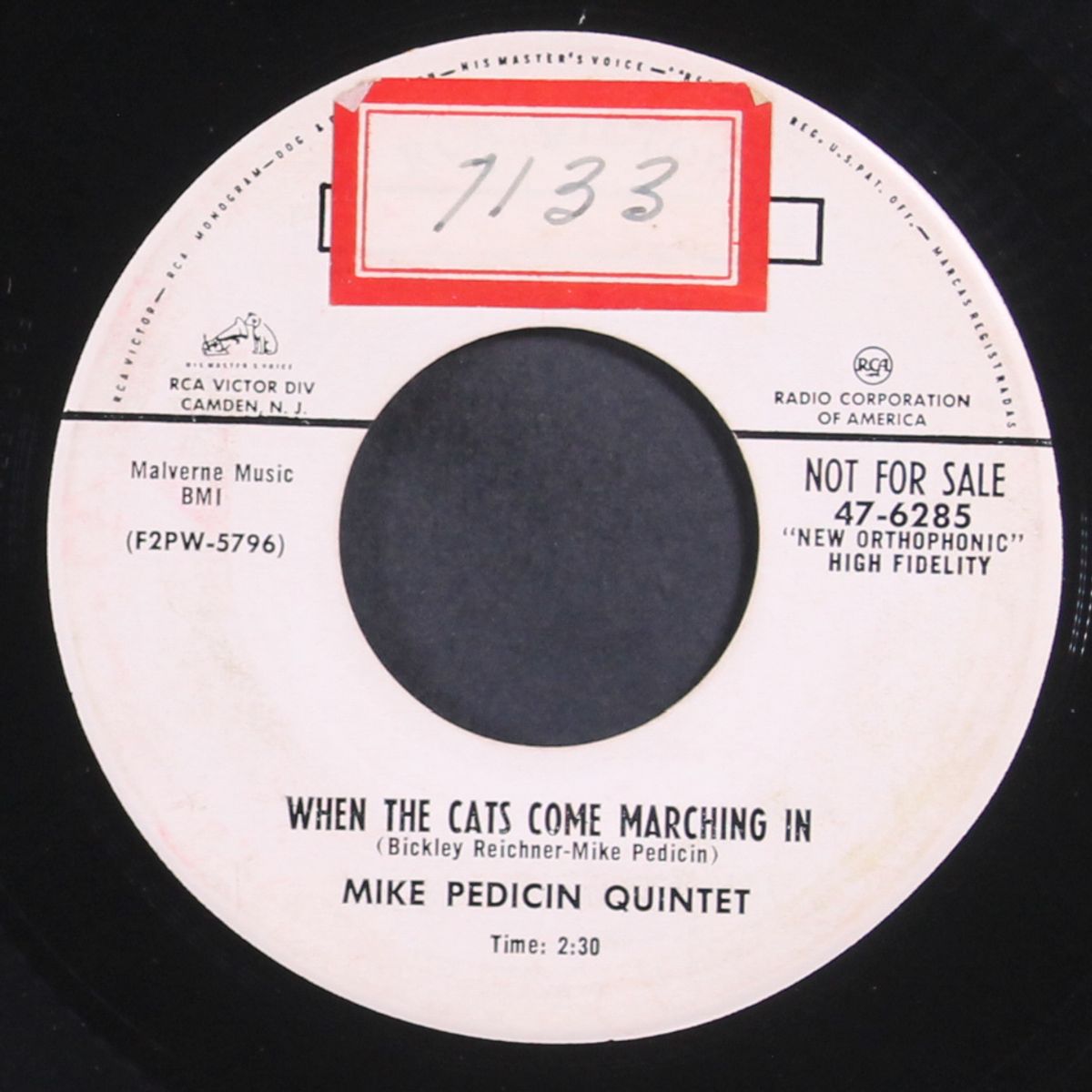 when the cats come marching on / jackpot by MIKE PEDICIN QUINTET