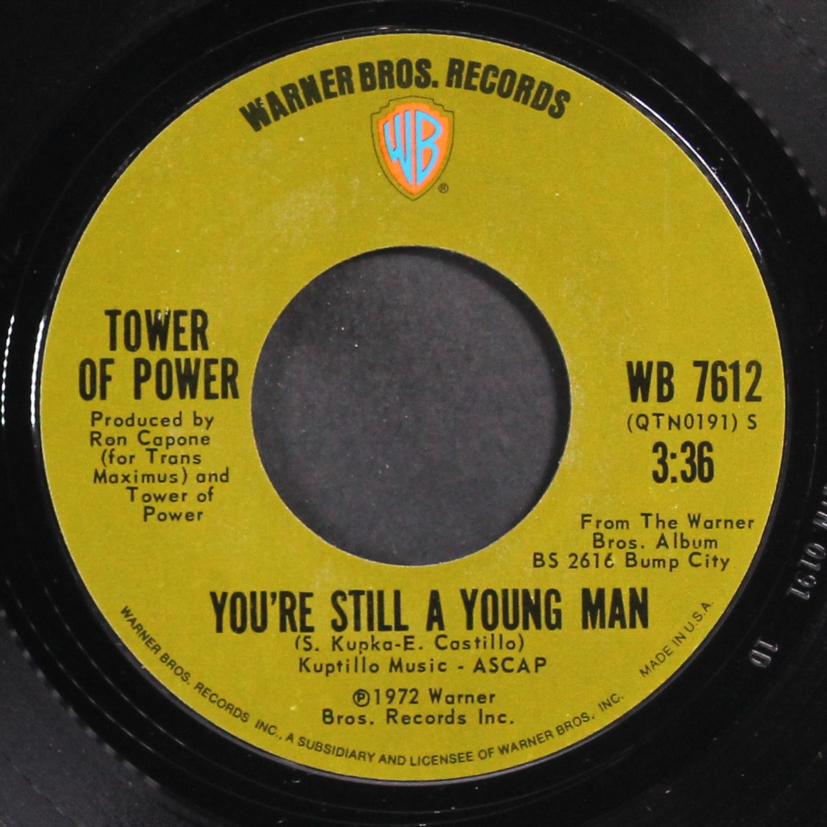 you're still a young man / skating on thin ice by TOWER OF POWER