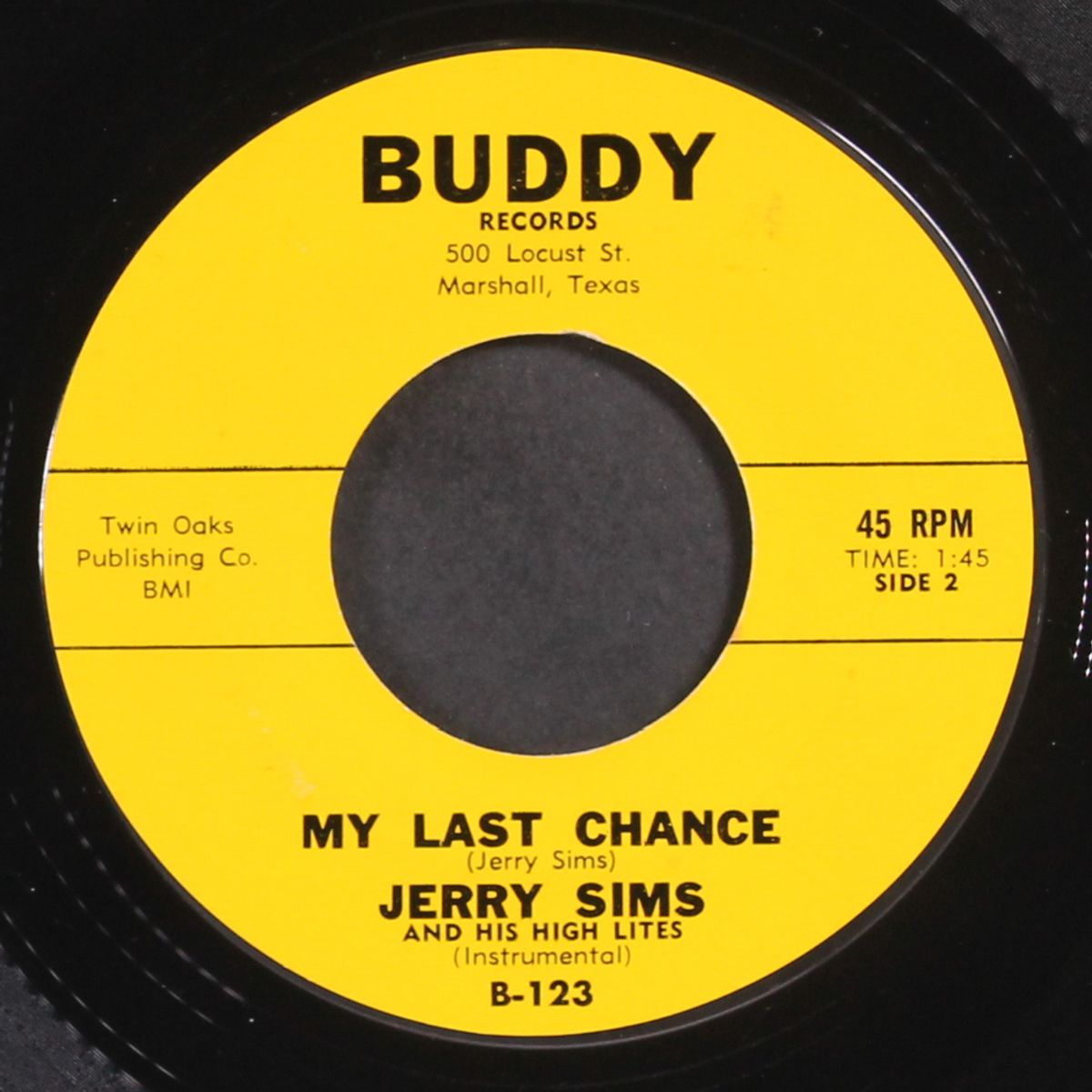 high ball / my last chance by JERRY SIMS