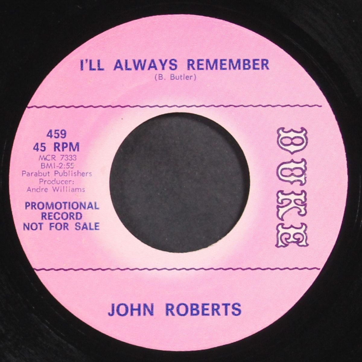 come back and stay forever / i'll always remember by JOHN ROBERTS