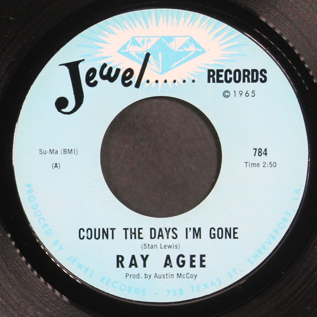 hard working man / count the days i'm gone by RAY AGEE