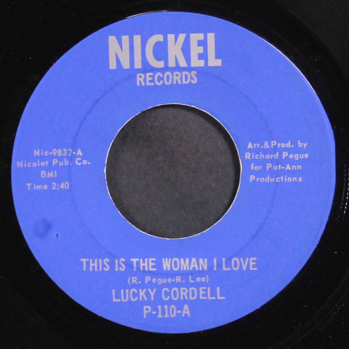 this is the woman i love / this is the woman by LUCKY CORDELL / SIDNEY PINCHBACK