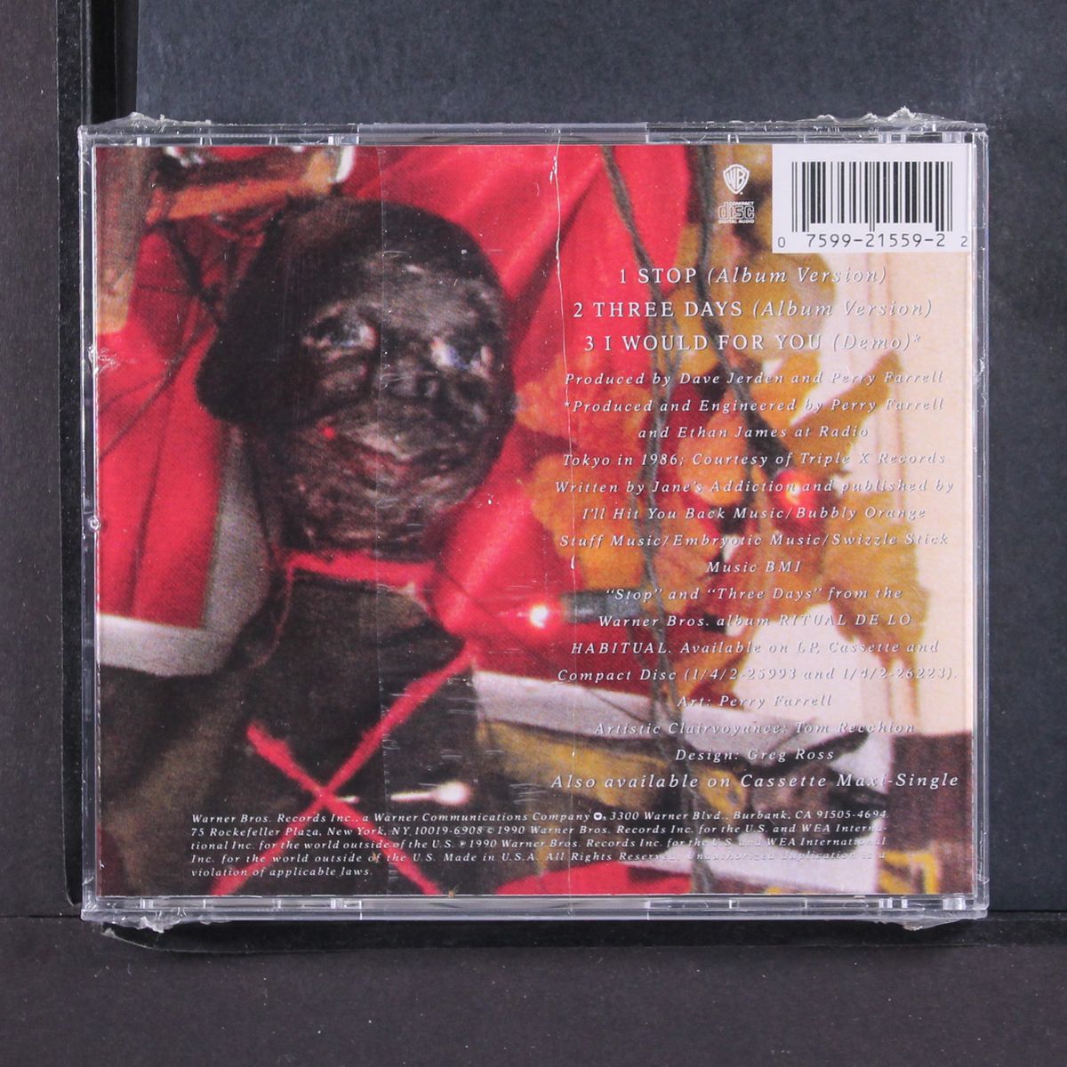 three days by JANE'S ADDICTION