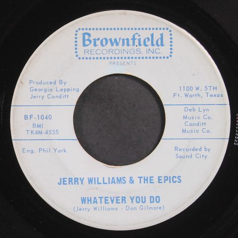 JERRY WILLIAMS & EPICS