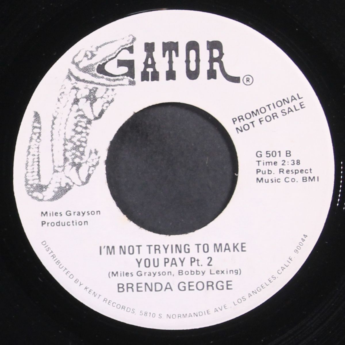 i'm not trying to make you pay pt. 1 / i'm not trying to make you pay pt. 2 by BRENDA GEORGE