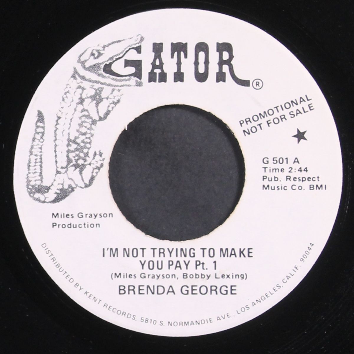 i'm not trying to make you pay pt. 1 / i'm not trying to make you pay pt. 2 by BRENDA GEORGE