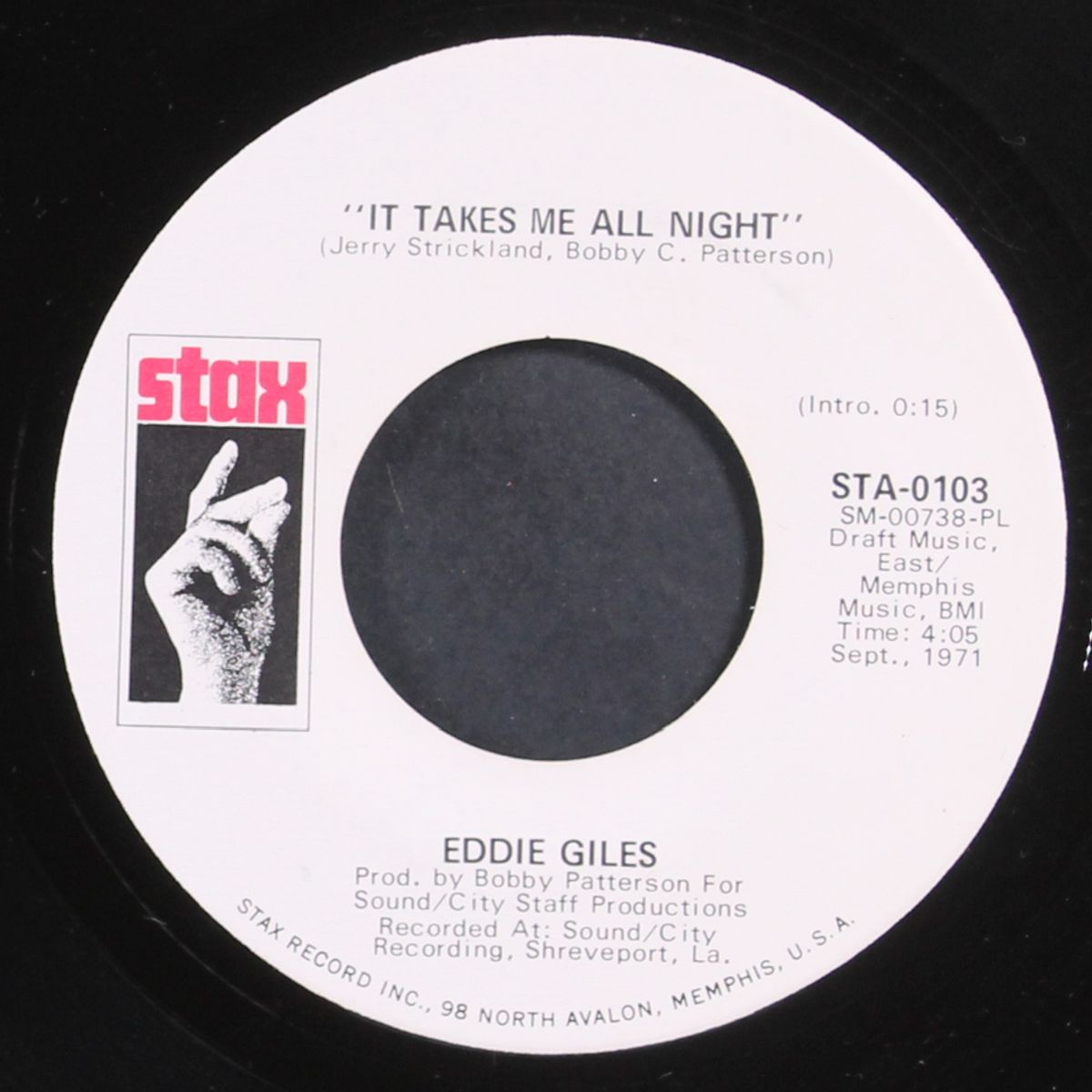 losing boy / it takes me all night by EDDIE GILES