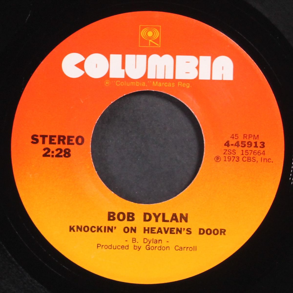 knockin' on heaven's door / turkey chase by BOB DYLAN