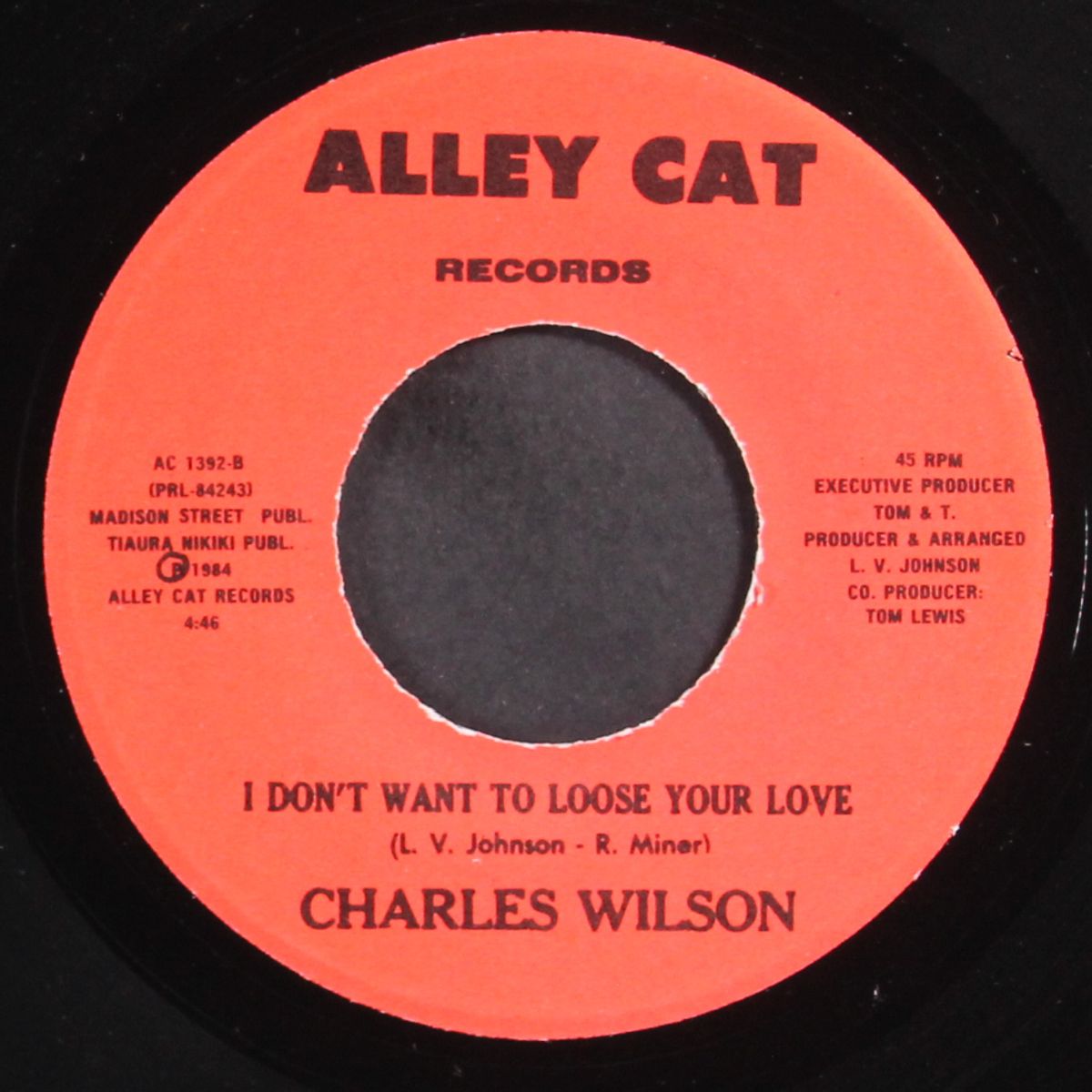 trying to make a wrong thing right / i don't want to lose your love by CHARLES WILSON