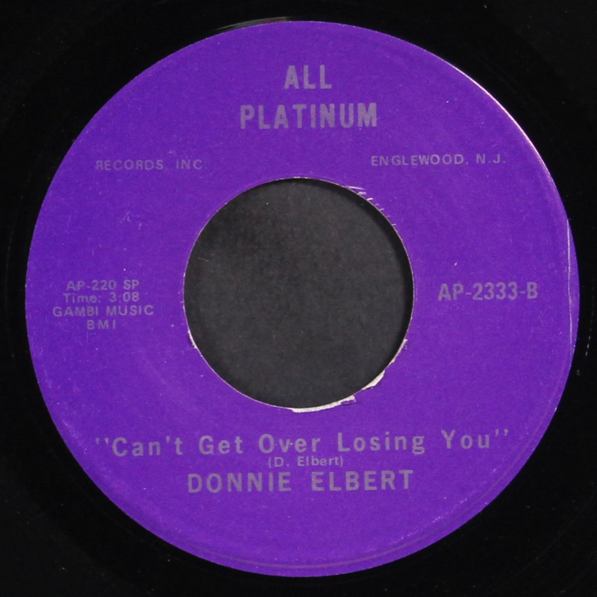 sweet baby / can't get over losing you by DONNIE ELBERT