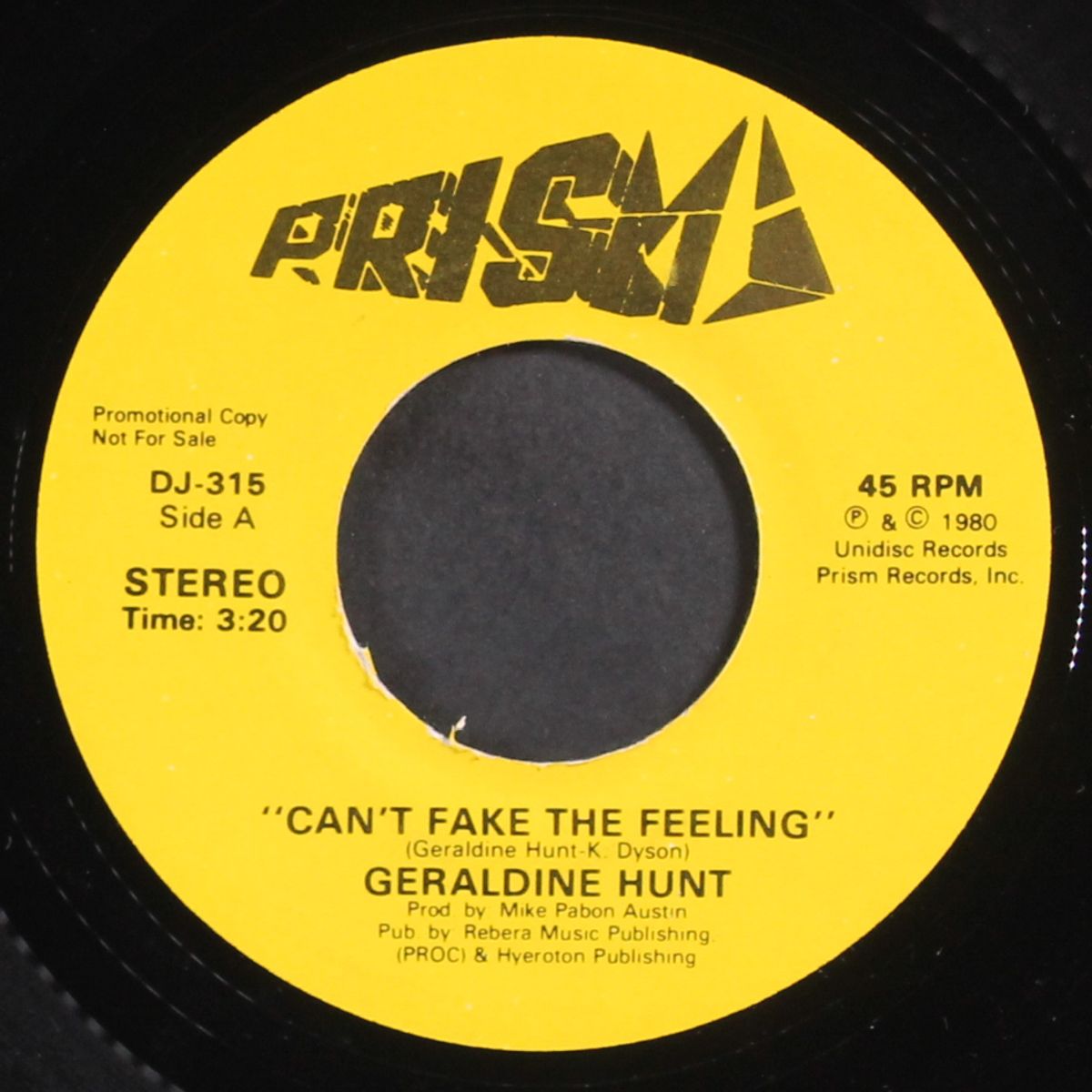 can't fake the feeling / look all around by GERALDINE HUNT