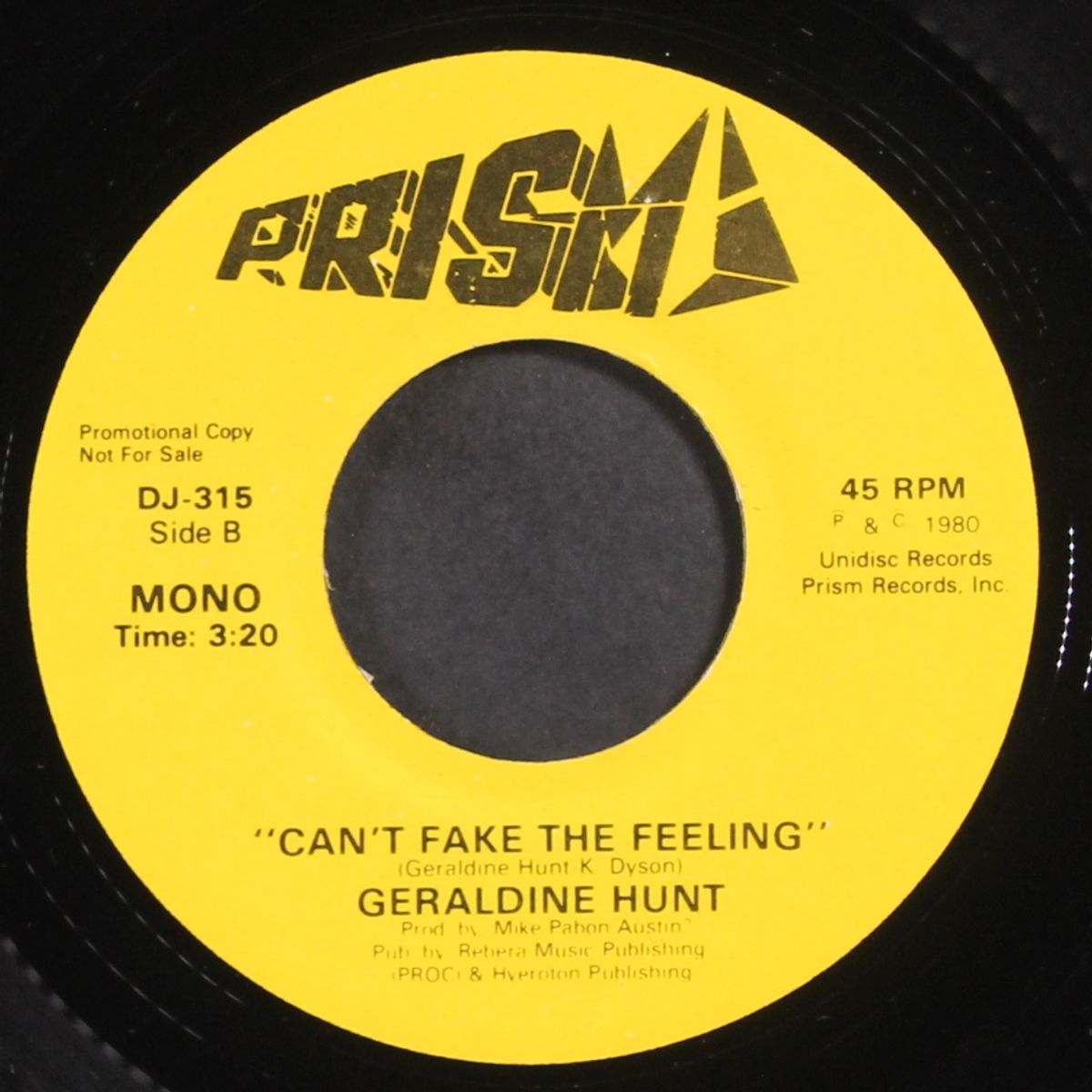 can't fake the feeling / look all around by GERALDINE HUNT