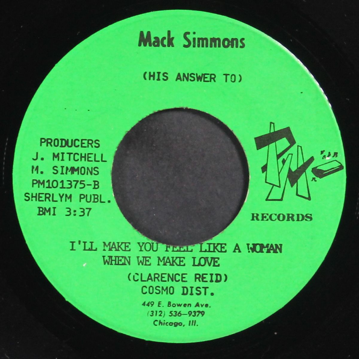 i'll make you feel like a woman when we make love / forty third street bu by MACK SIMMONS