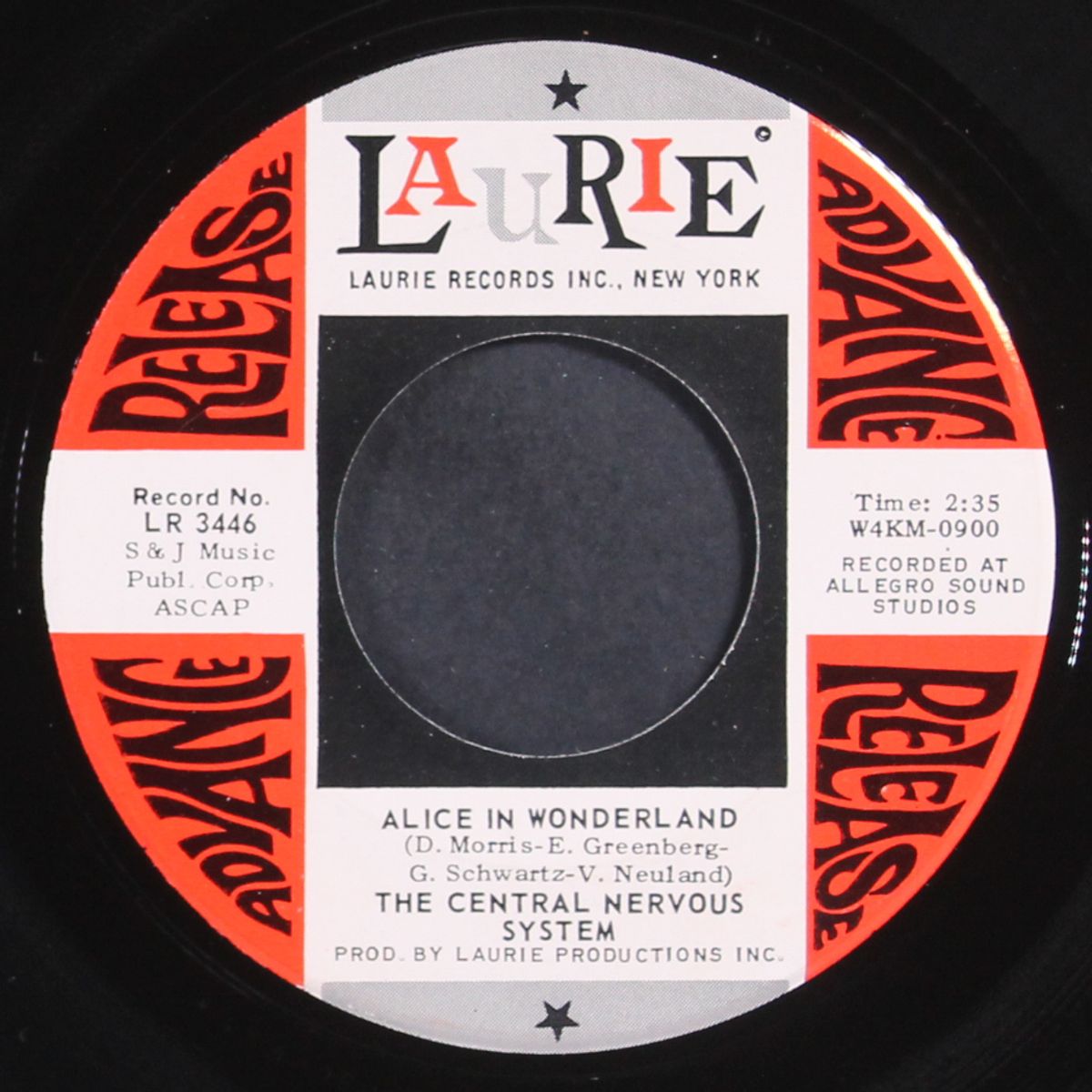 alice in wonderland / something happened to me by CENTRAL NERVOUS SYSTEM
