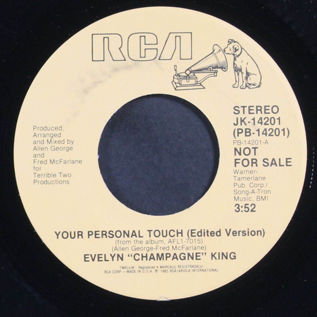 your personal touch / same by EVELYN "CHAMPAGNE" KING