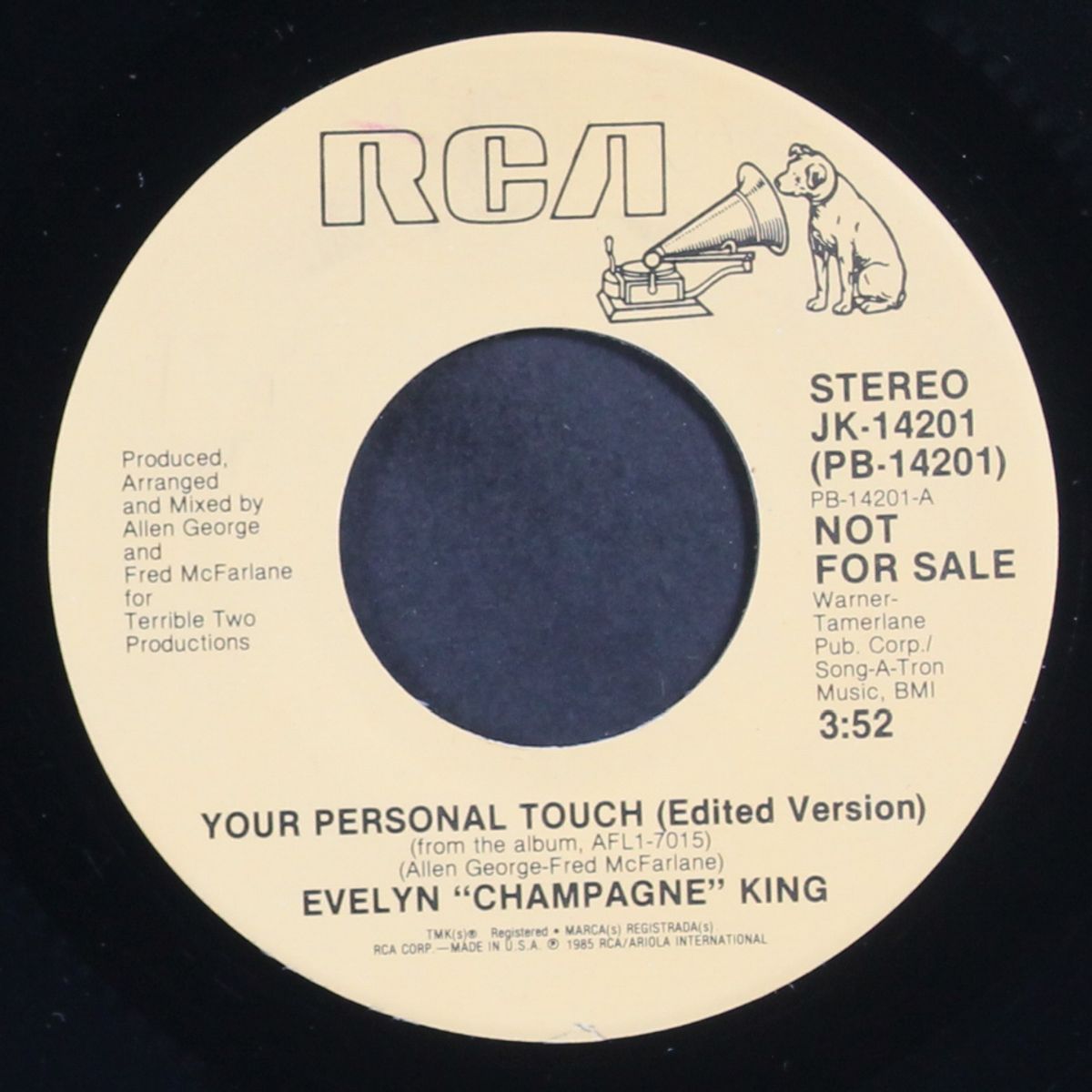 your personal touch / same by EVELYN "CHAMPAGNE" KING