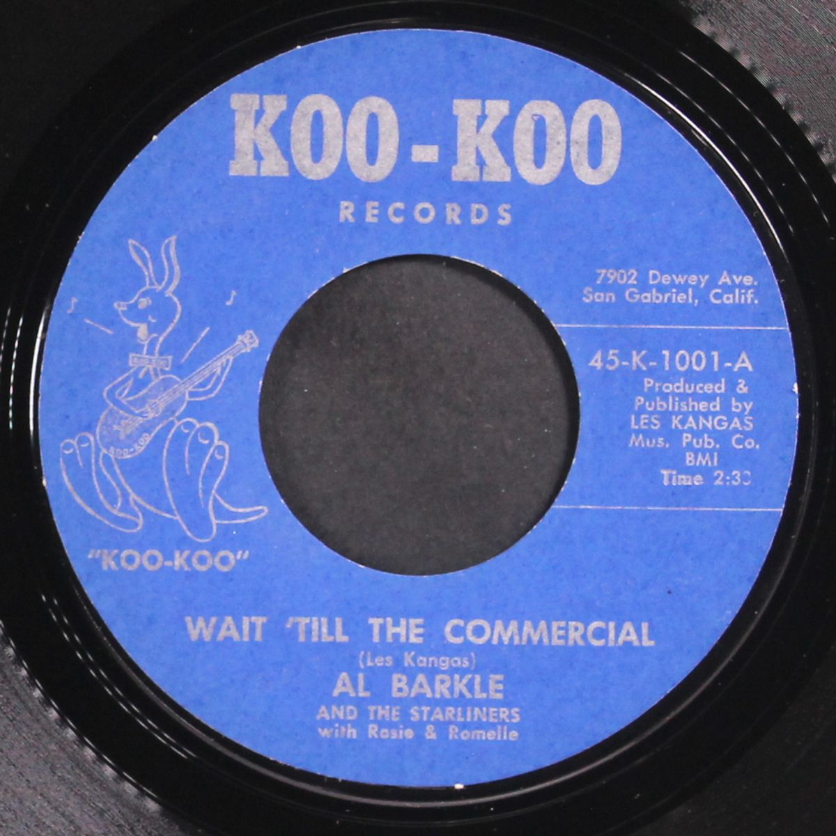 wait 'till the commercial / the signal by AL BARKLE & STARLINERS