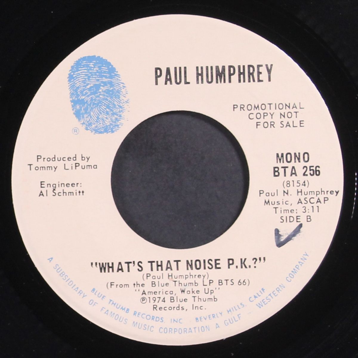 cochise / what's that noise p.k.? by PAUL HUMPHREY
