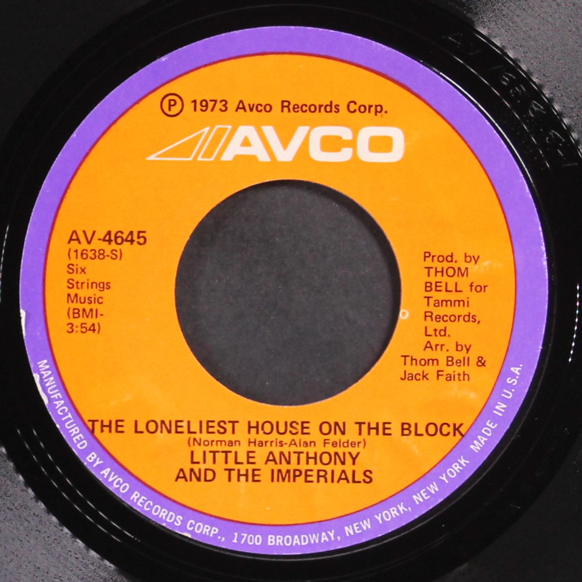 i don't have time to worry / the loneliest house on the block by LITTLE ANTHONY & IMPERIALS