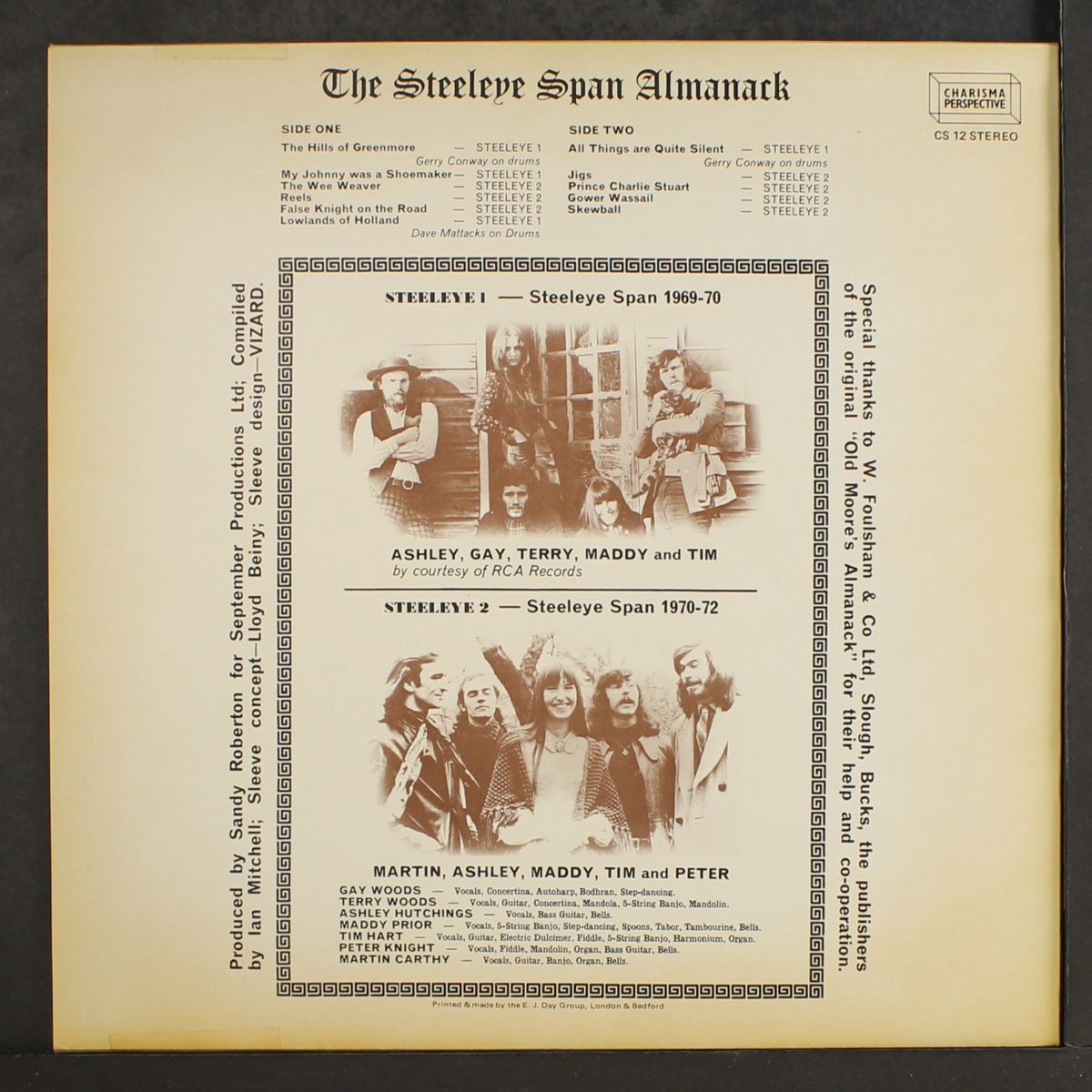 steeleye span almanack by STEELEYE SPAN