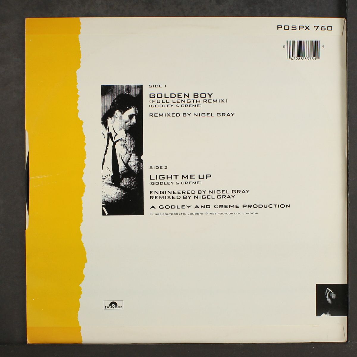 golden boy by GODLEY & CREME