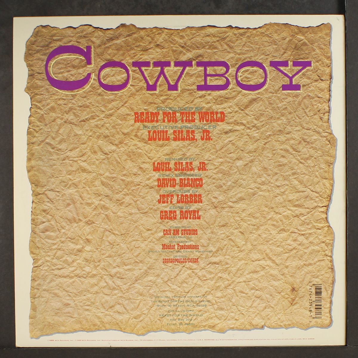cowboy by READY FOR THE WORLD