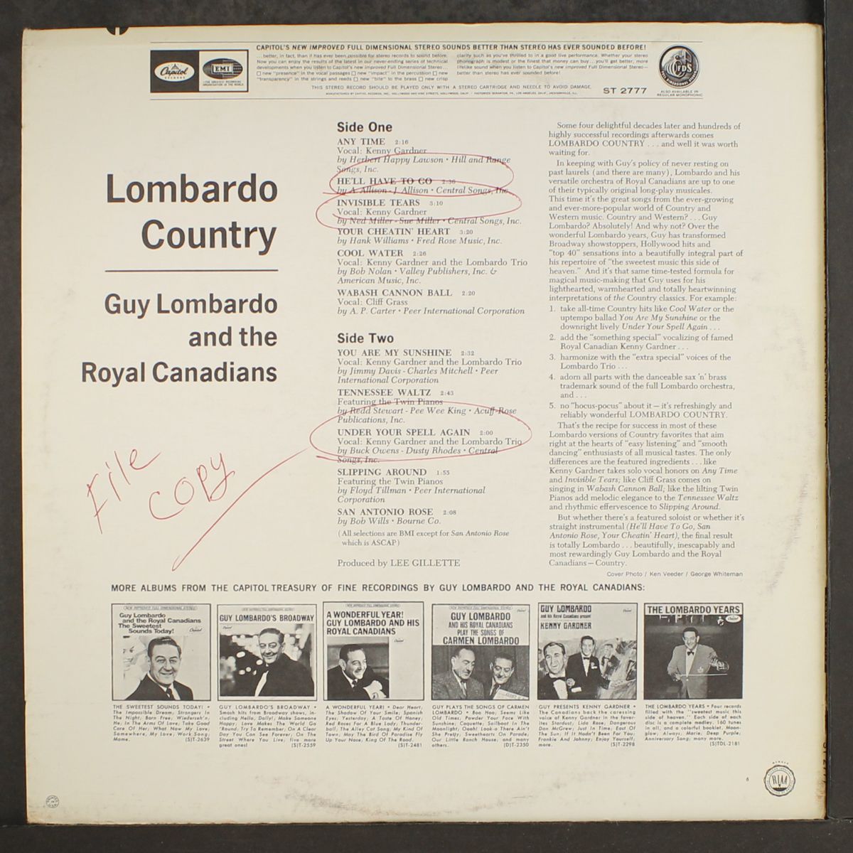 lombardo country by GUY LOMBARDO