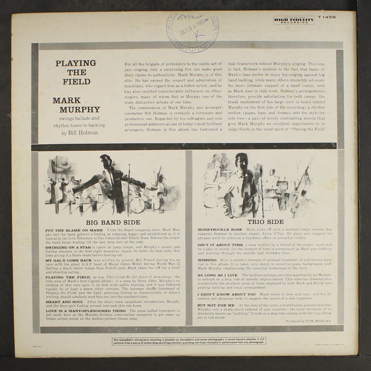 playing the field by MARK MURPHY