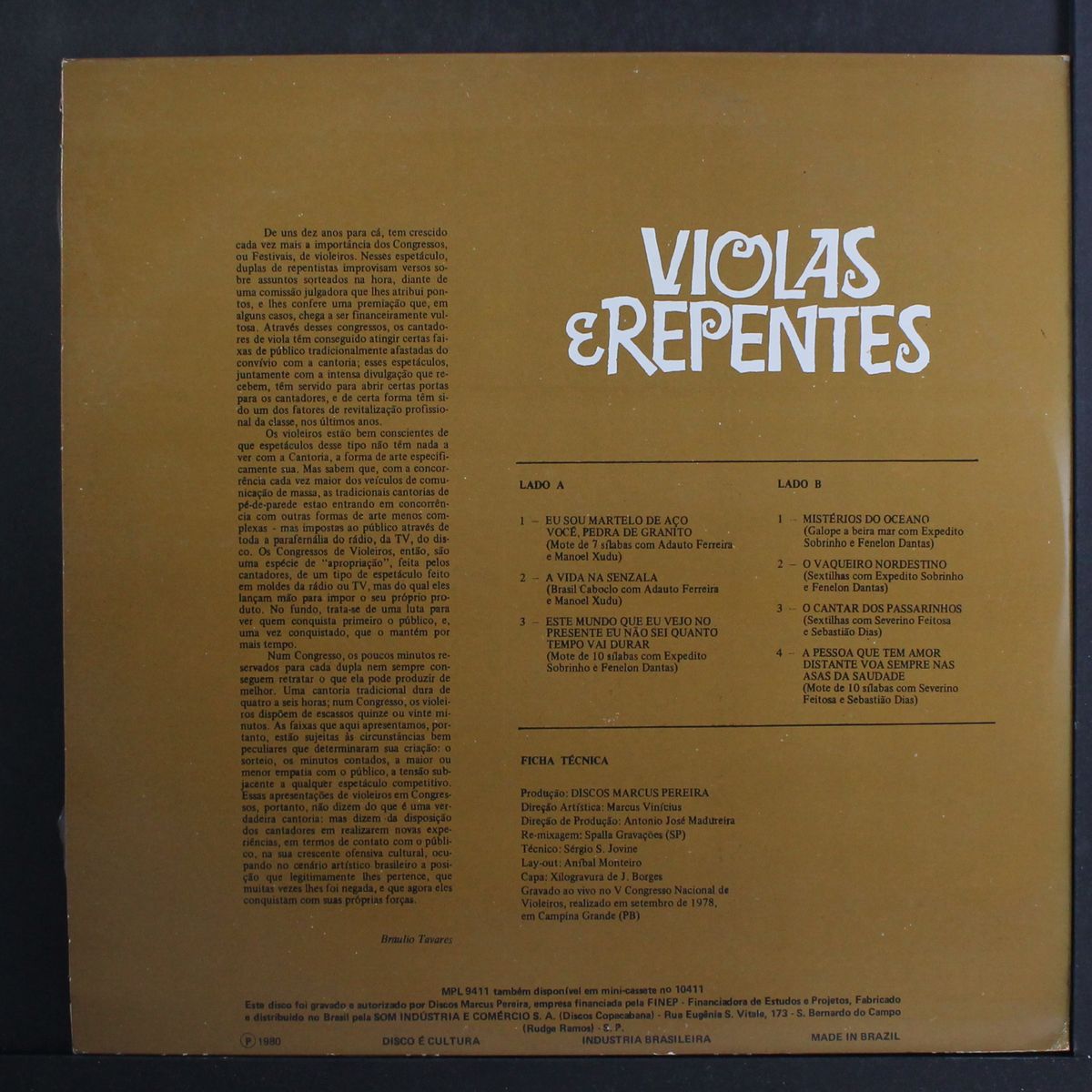 violas e repentes by VARIOUS