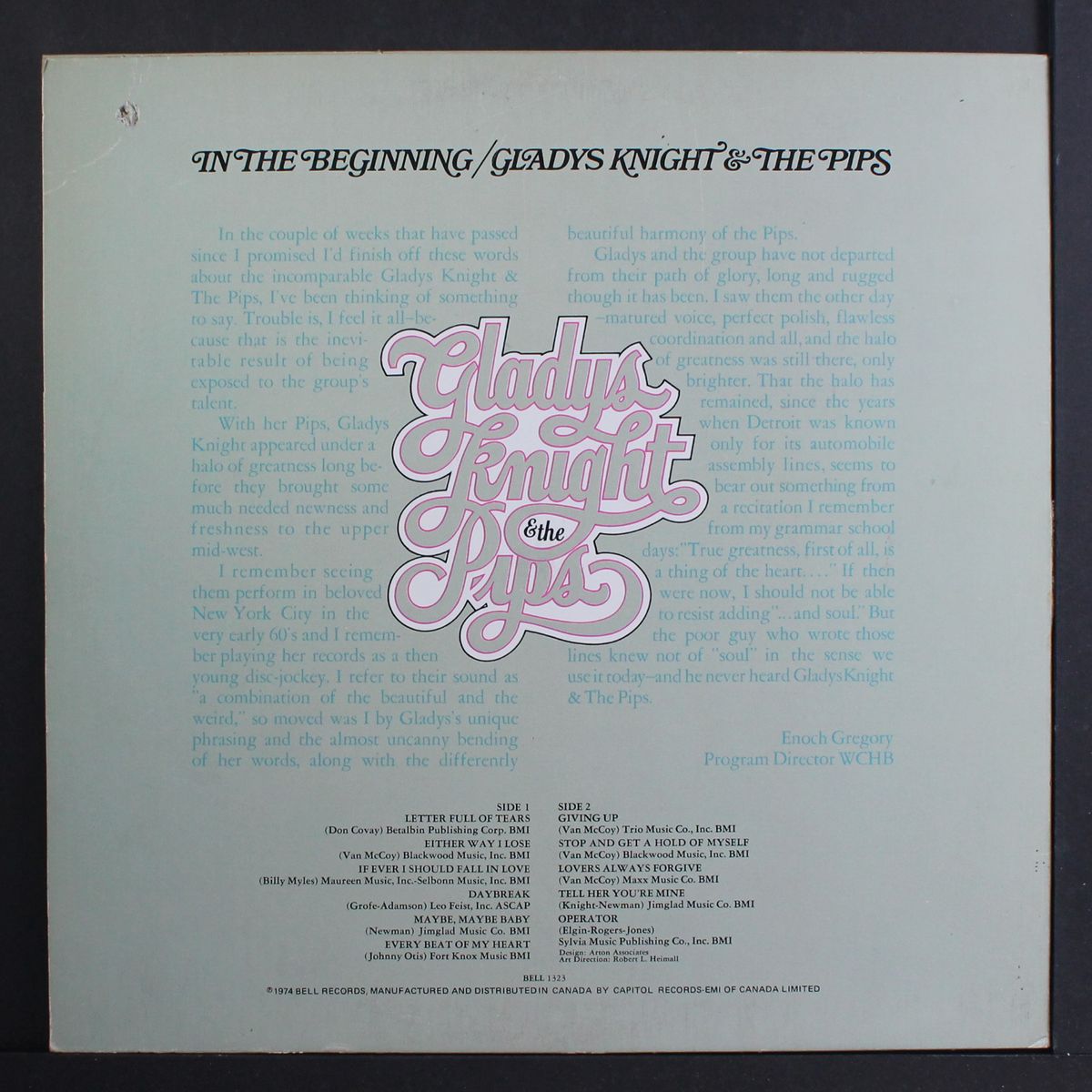 in the beginning by GLADYS KNIGHT & PIPS
