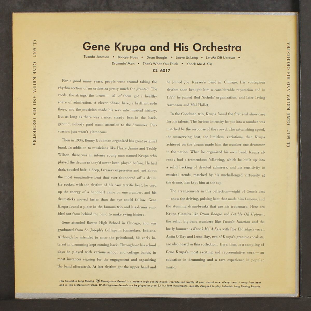 gene krupa by GENE KRUPA