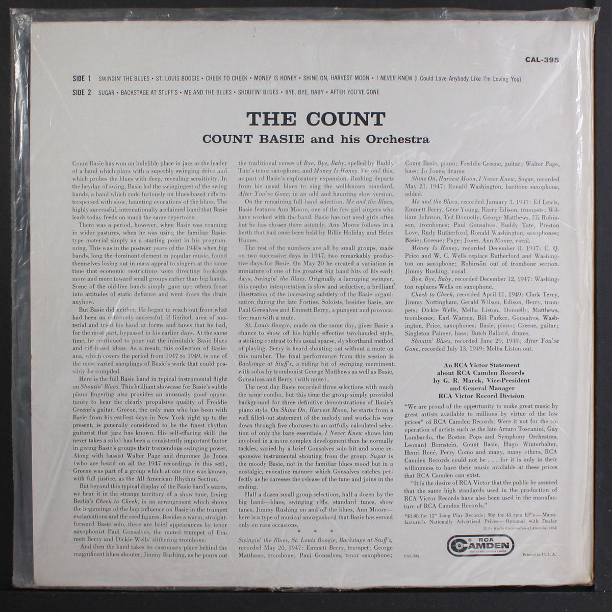 the count by COUNT BASIE