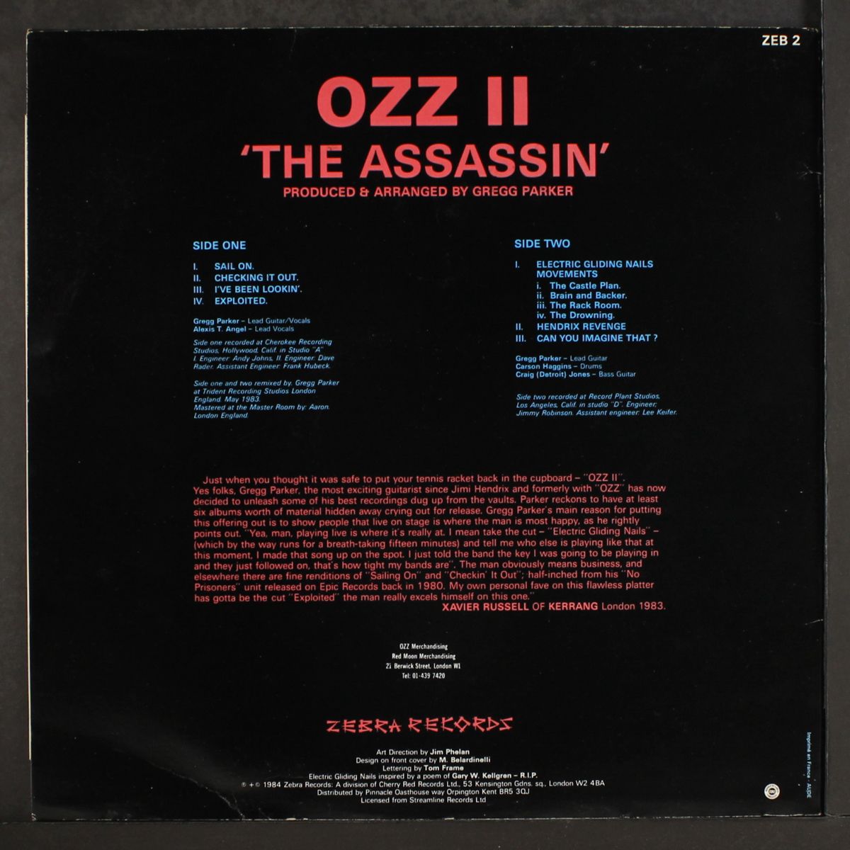 the assassin by OZZ II
