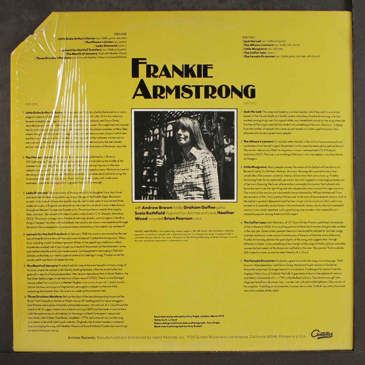 songs and ballads by FRANKIE ARMSTRONG